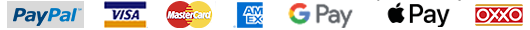 Métodos de pago disponibles: tarjetas de crédito, débito, PayPal y otros
